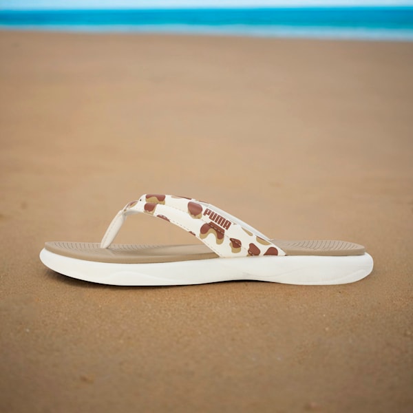 Royalcat Softride Cara Women's Flip-Flops, Warm White-Prairie Tan-Brown Mushroom, extralarge-IND